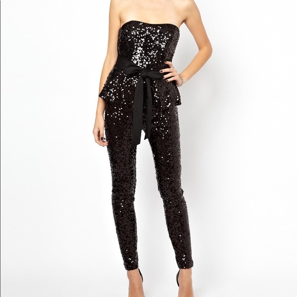 NEW YEAR?  FRENCH CONNECTION FORMAL PANTSUIT sz 4 - Picture 3 of 8